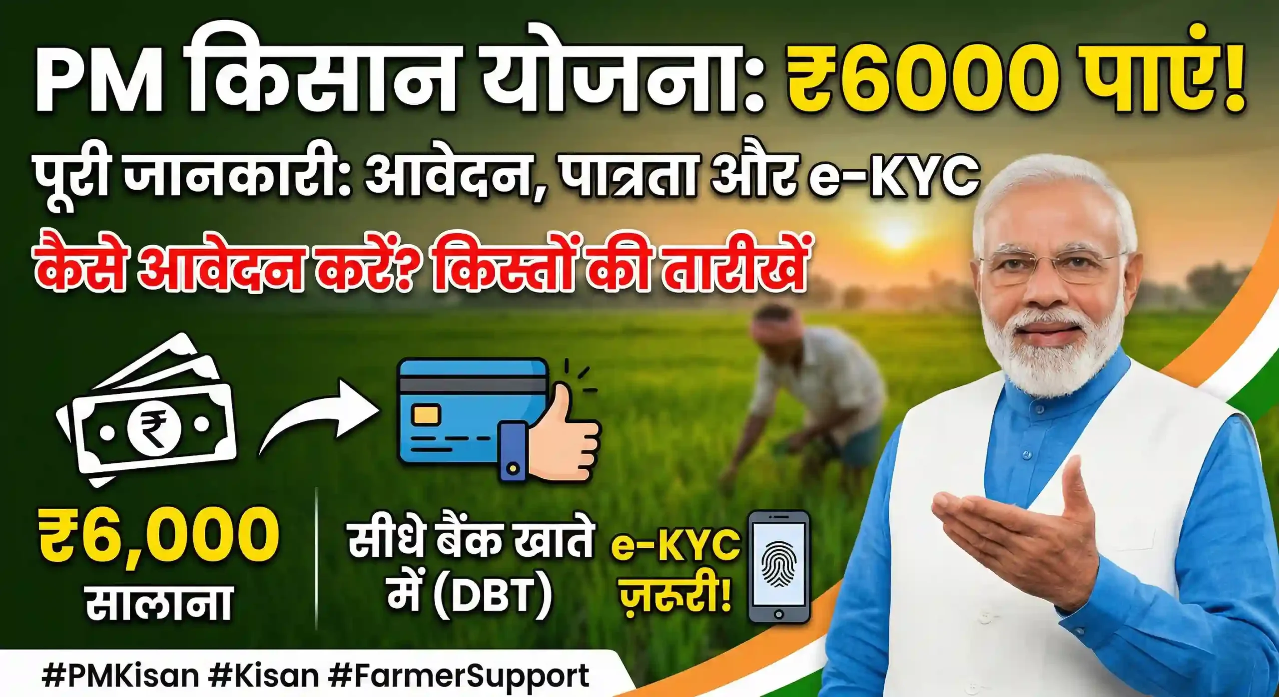 PM Kisan Yojana mein apply kaise kare scaled