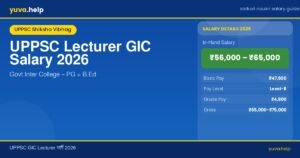 uppsc lecturer gic salary banner